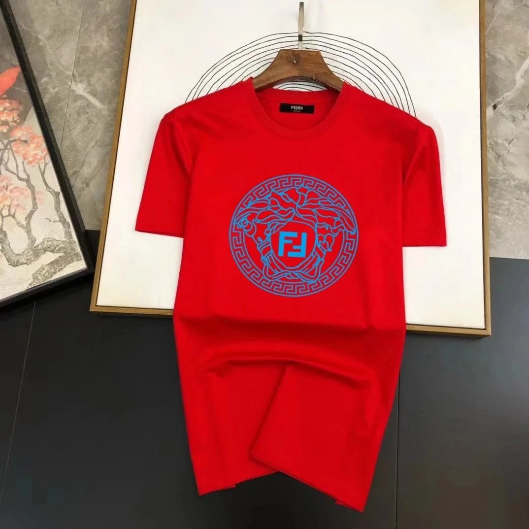 Fendi T-Shirts Short-Sleeve Logo Graphic T-Shirt — 29