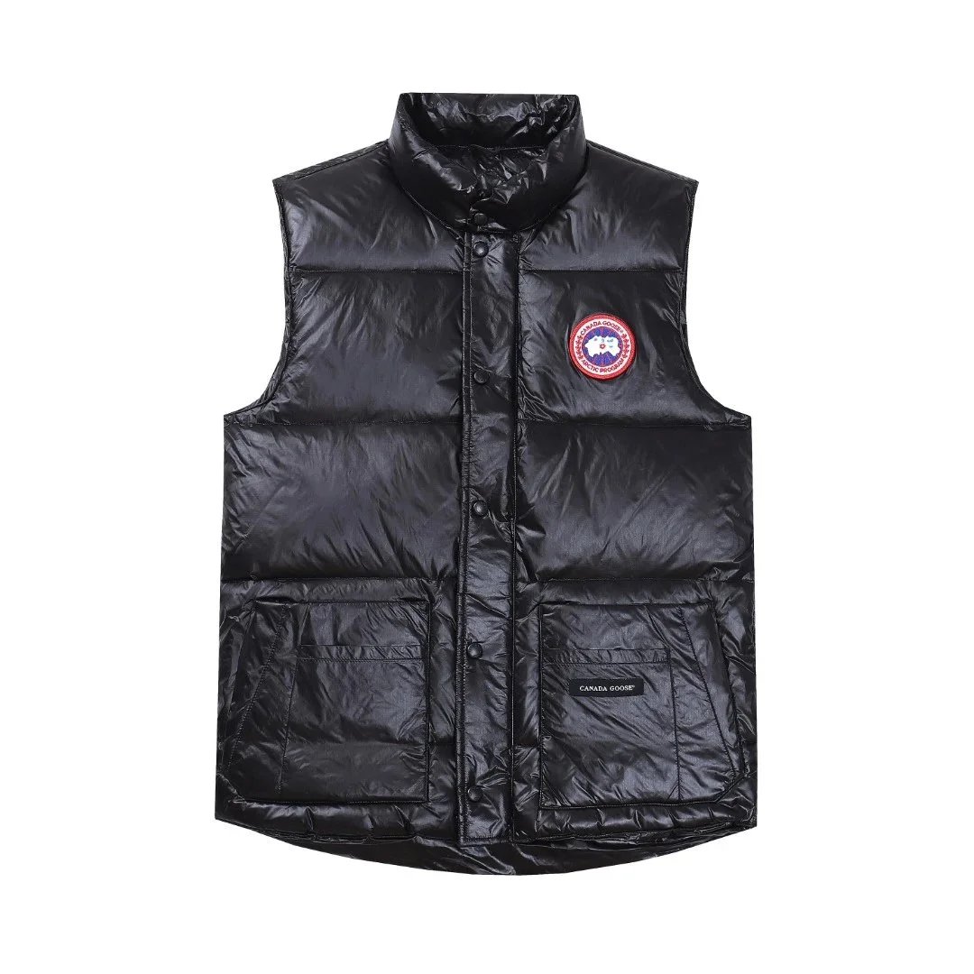 Canada Goose Vests Quilted puffer vest with stand collar and patch pockets — 04