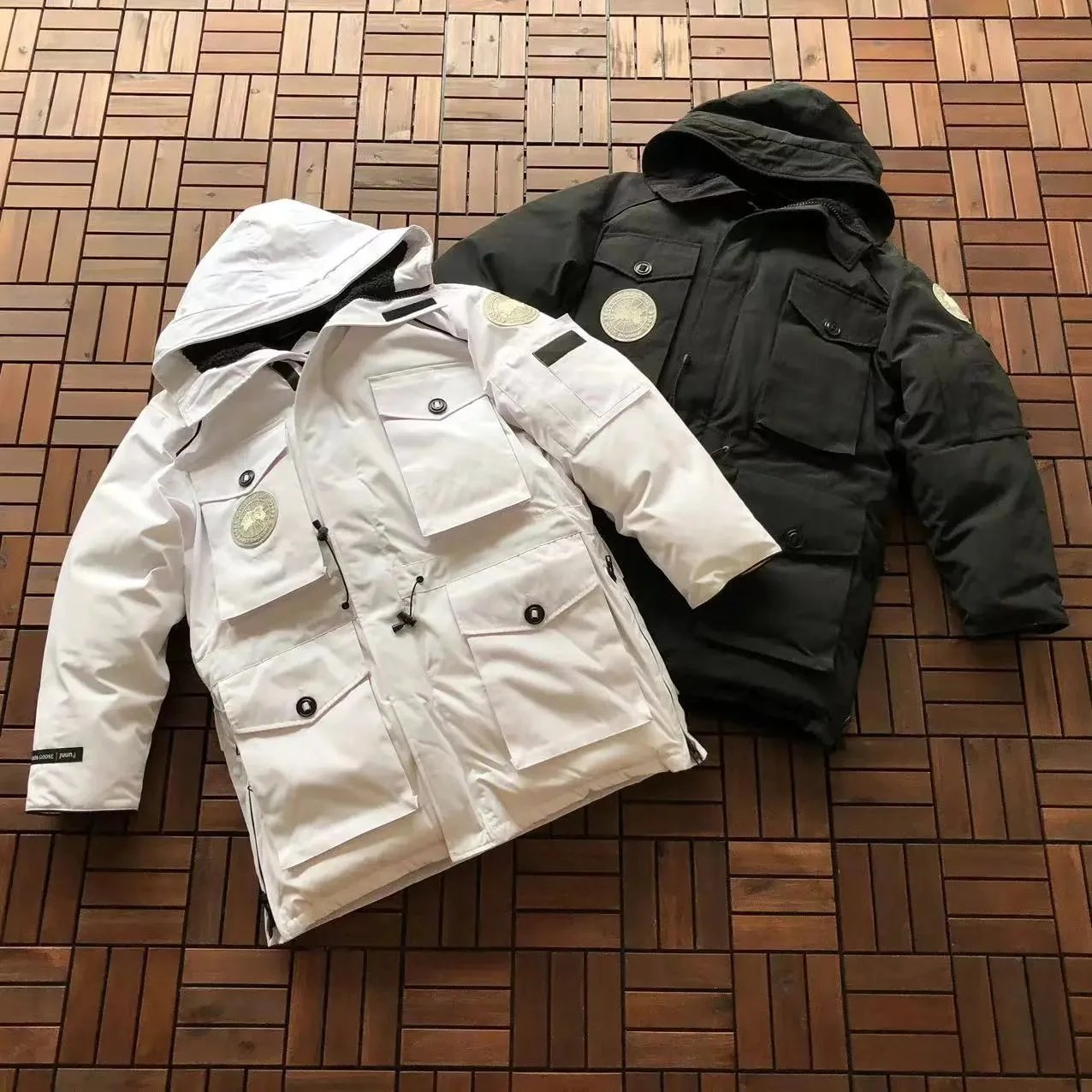 Canada Goose Down Jackets Fur-Trim Hooded Parka image 3