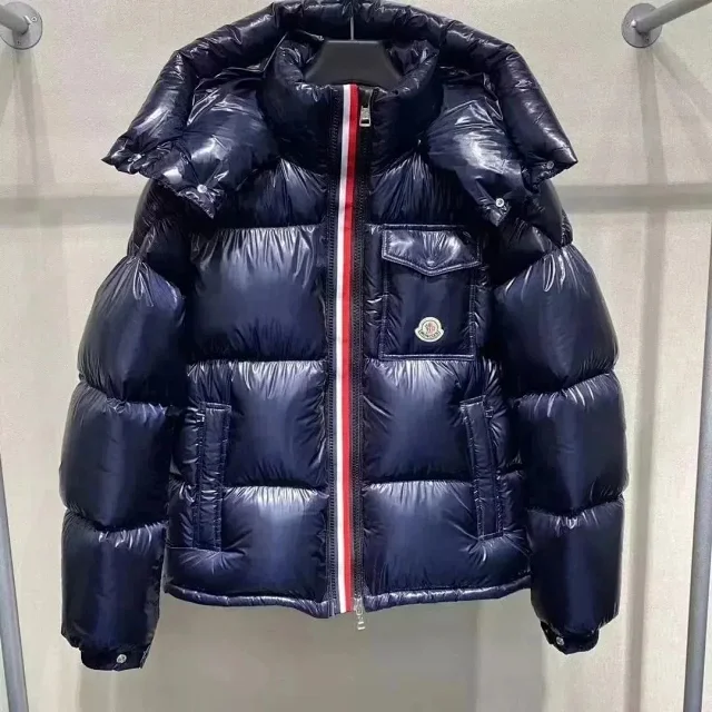 Moncler Down Jackets Hooded shiny puffer jacket product detail image 12