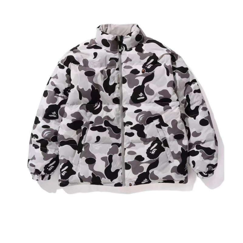 Moncler Down Jackets Hooded shiny puffer jacket — A75(KKNZ)-1