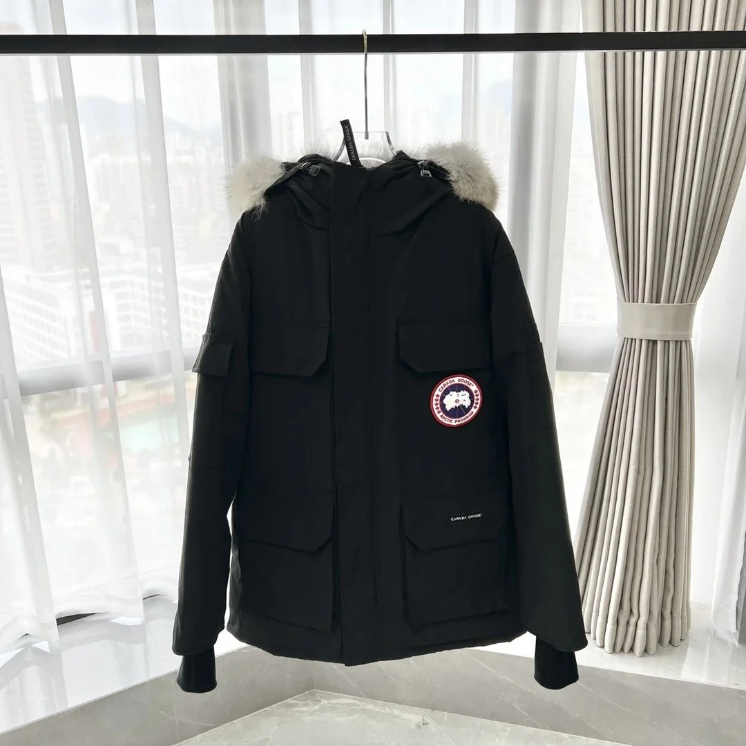 Canada Goose Down Jackets Hooded Parka with Fur Trim — 29
