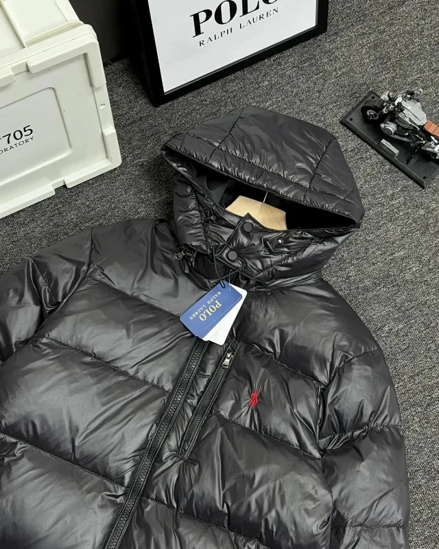 Polo Ralph Lauren Down Jackets Hooded quilted puffer product detail image 4