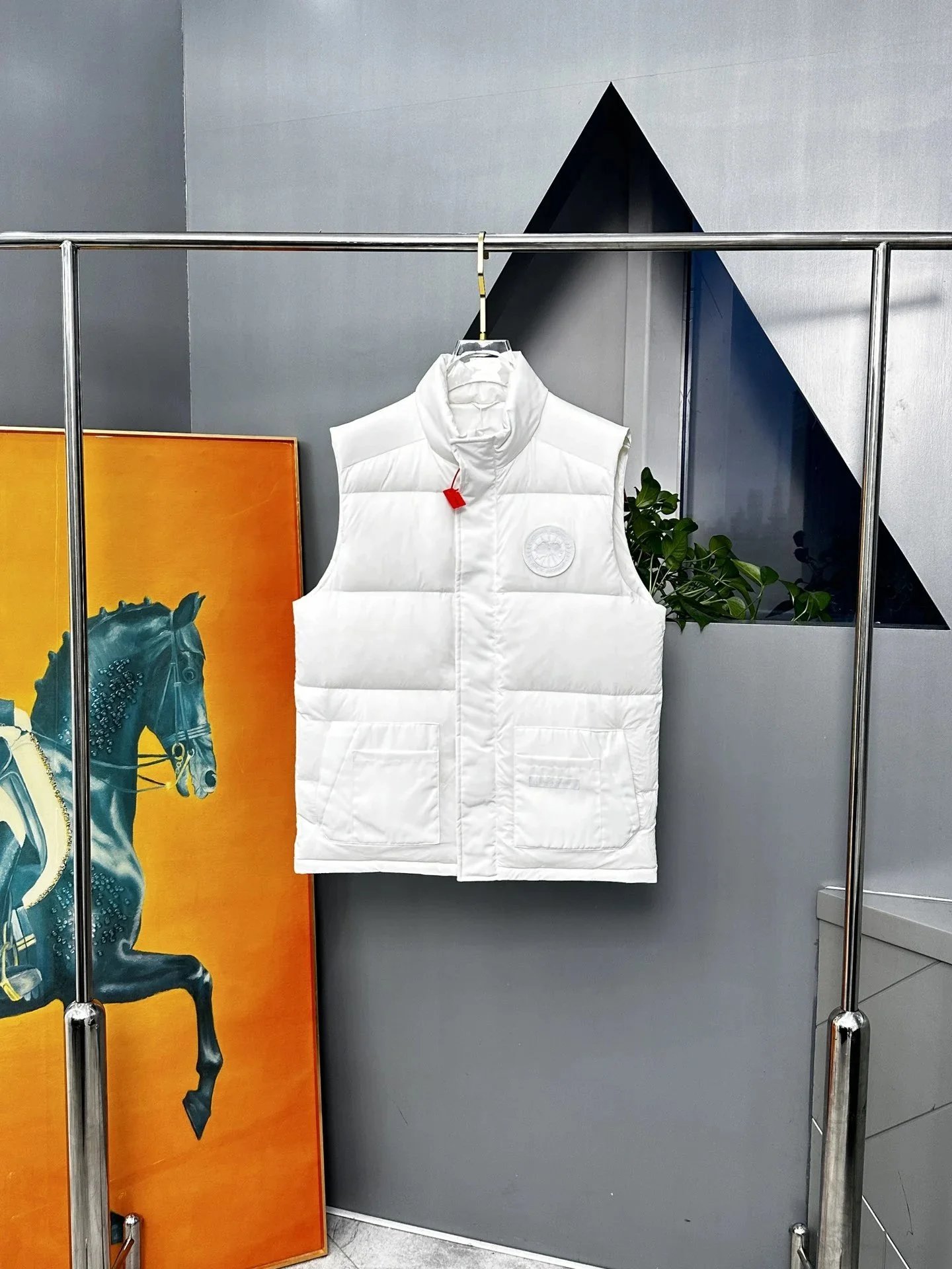 Canada Goose Vests Quilted puffer vest with stand collar and patch pockets — 05