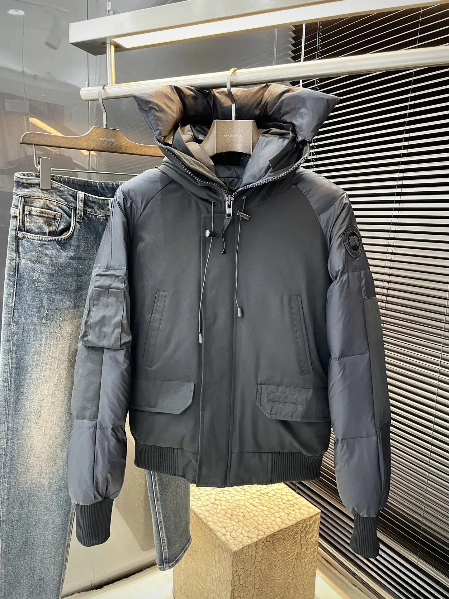 Canada Goose Vests Quilted puffer vest with stand collar and patch pockets — 18