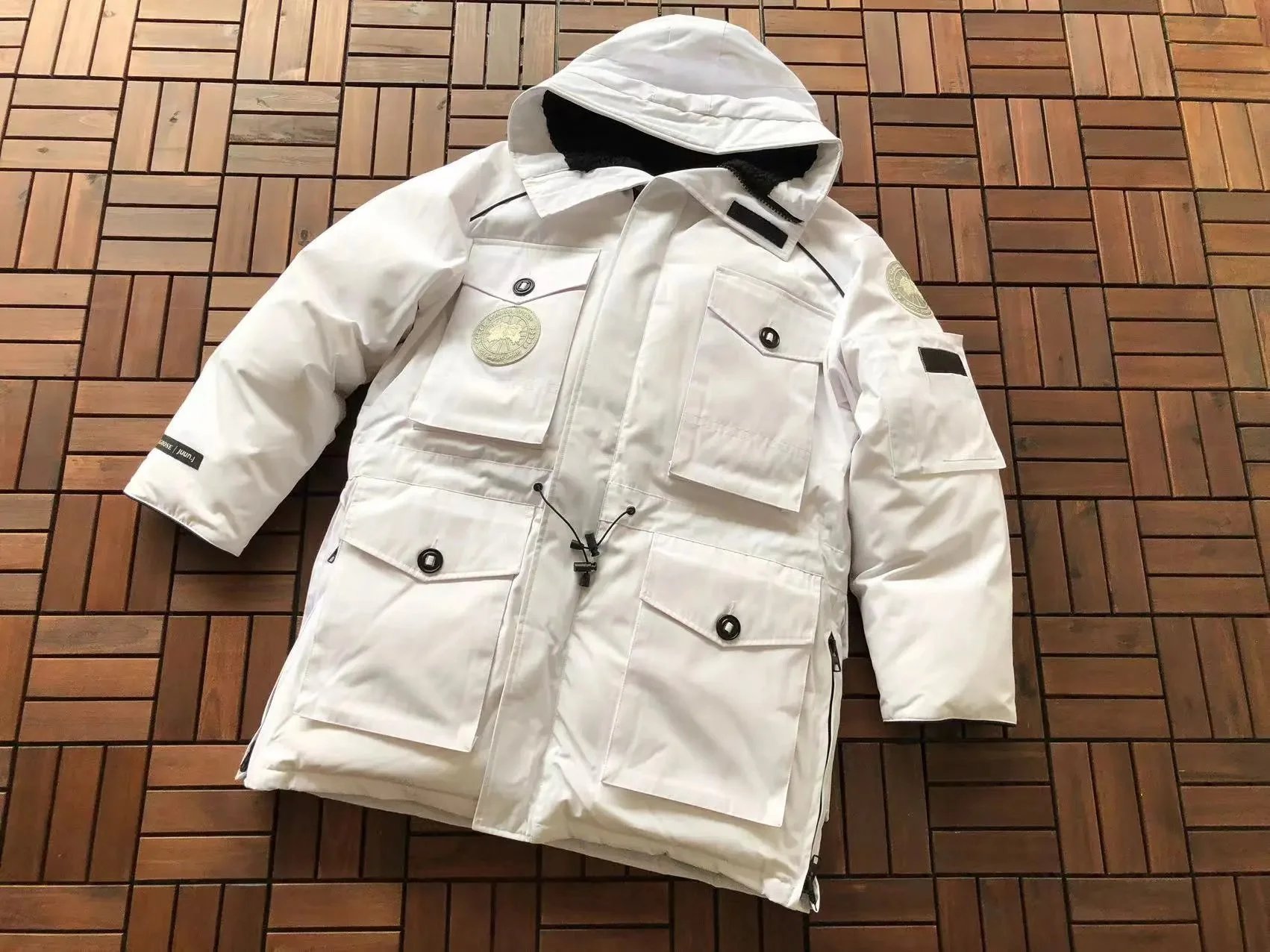 Canada Goose Down Jackets Fur-Trim Hooded Parka image 12