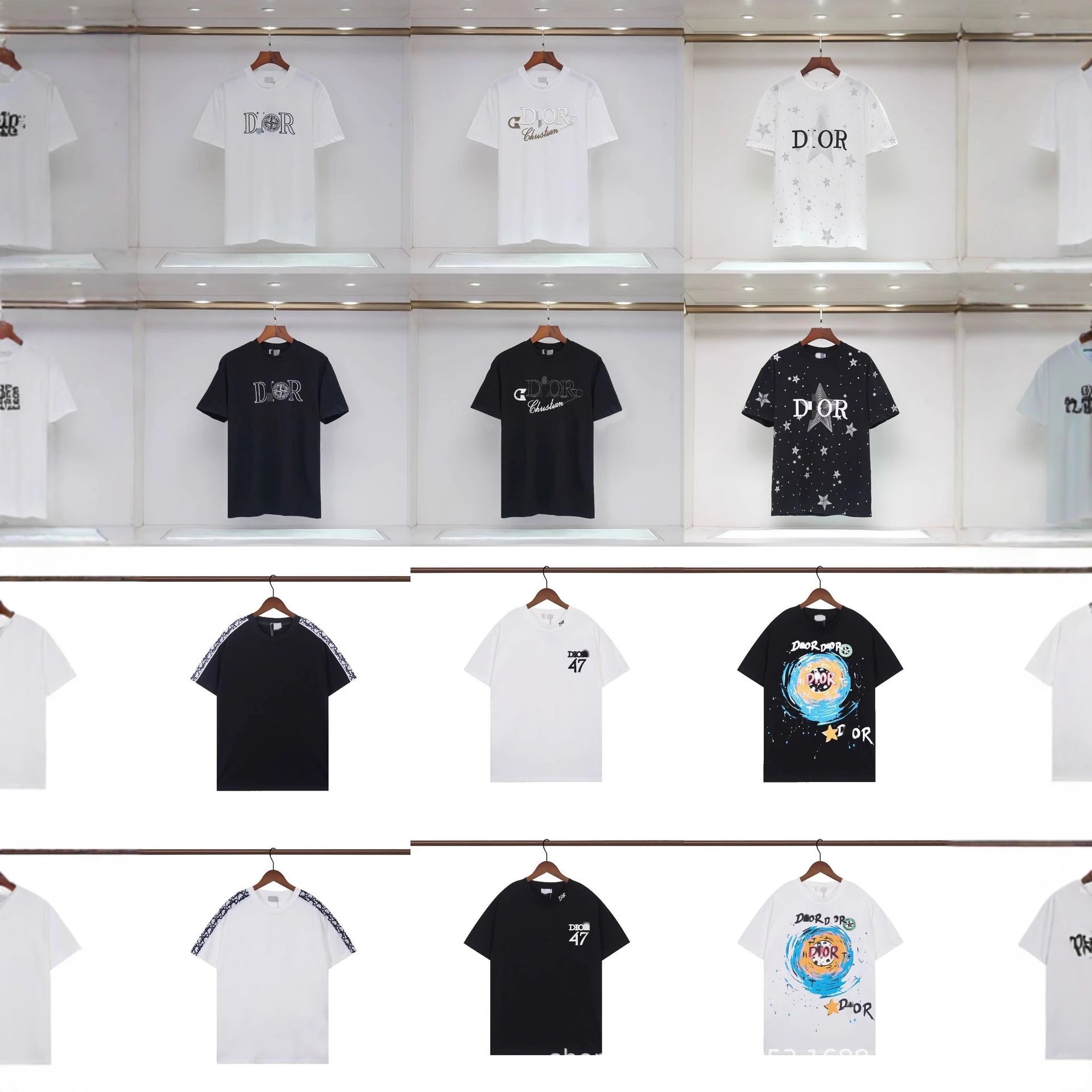 Dior T-Shirts Logo Print image 4