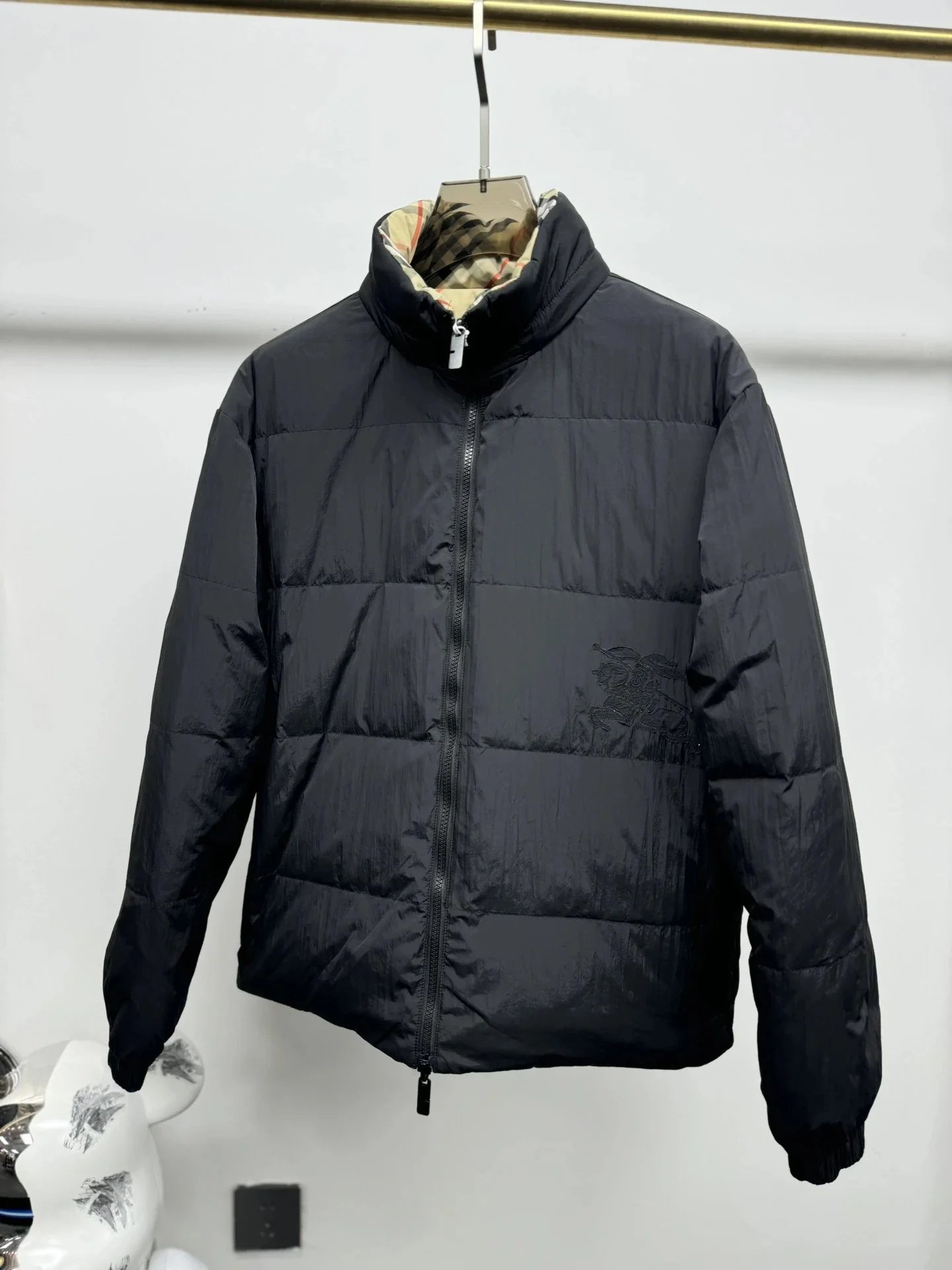 Burberry Down Jackets Quilted hooded puffer jacket — 23