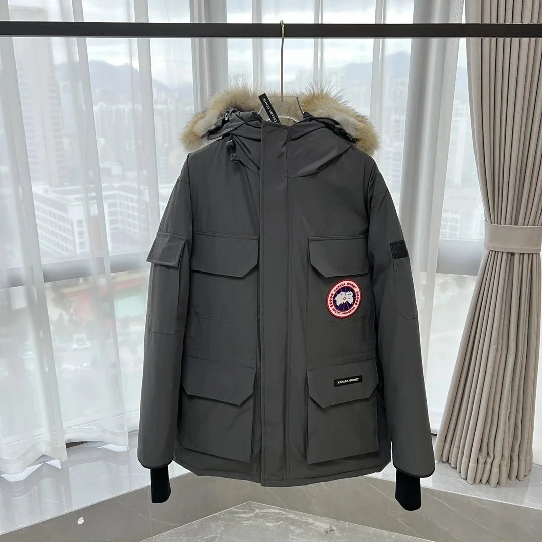 Canada Goose Down Jackets Hooded Parka with Fur Trim — 32