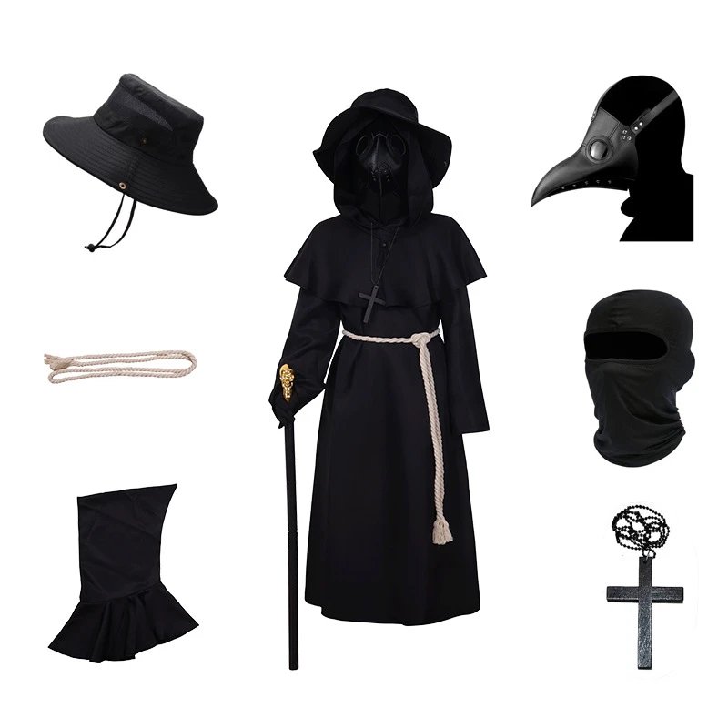 Unbranded Uncategorized Plague Doctor Costume Set image 4