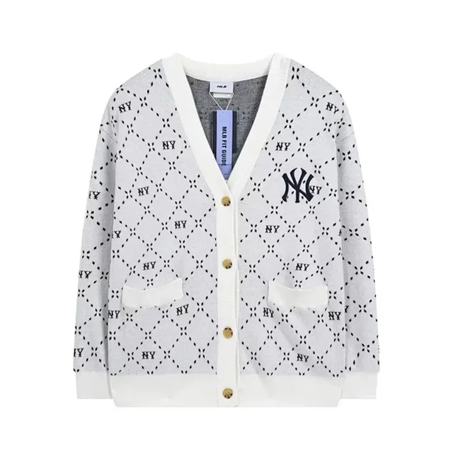 MLB Knitwear Button-Front V-Neck Knit Cardigan product detail image 6