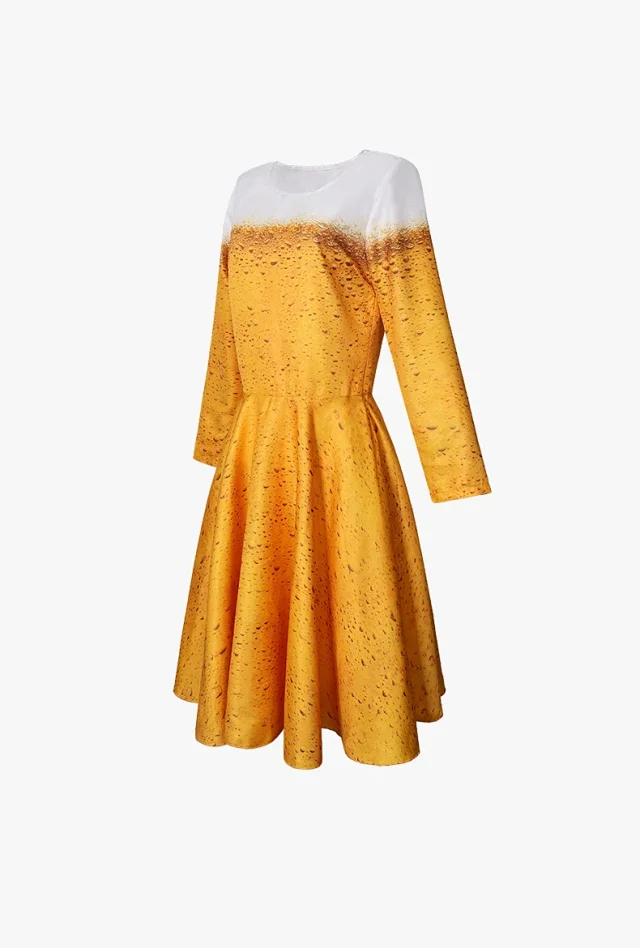 Unbranded Matching Sets Beer Print Costume Set product detail image 12