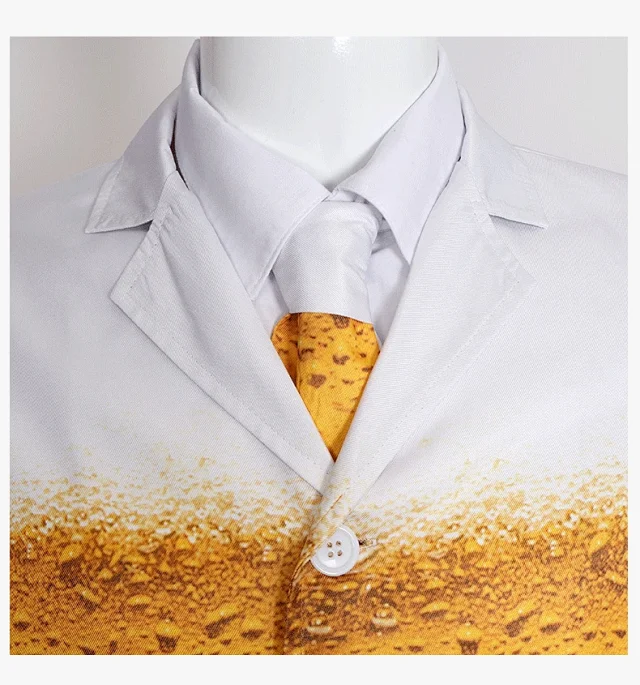 Unbranded Matching Sets Beer Print Costume Set product detail image 39