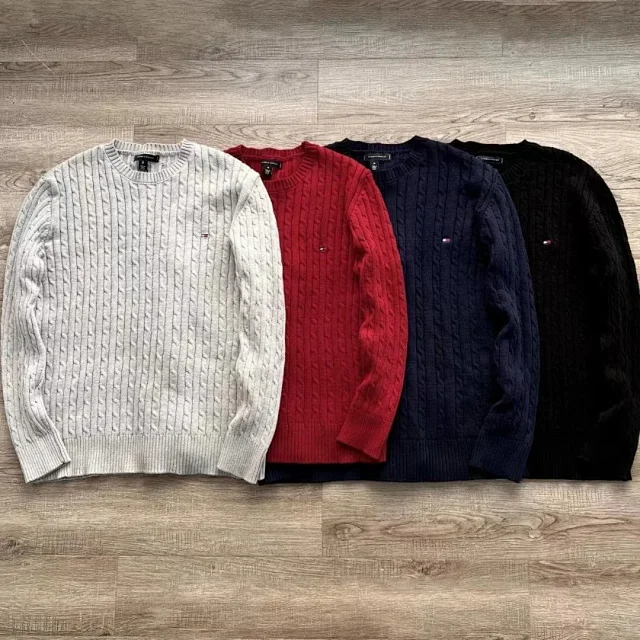 Tommy Hilfiger Knitwear Crewneck, striped and zip-neck knit sweaters product detail image 7