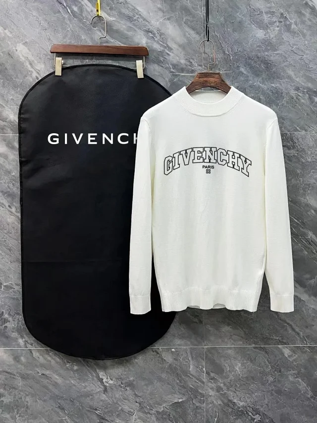 Givenchy Knitwear Logo-print mock-neck sweater product detail image 3