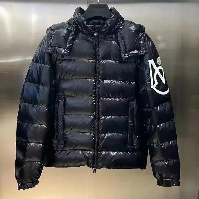 Moncler Down Jackets Hooded shiny puffer jacket image 9