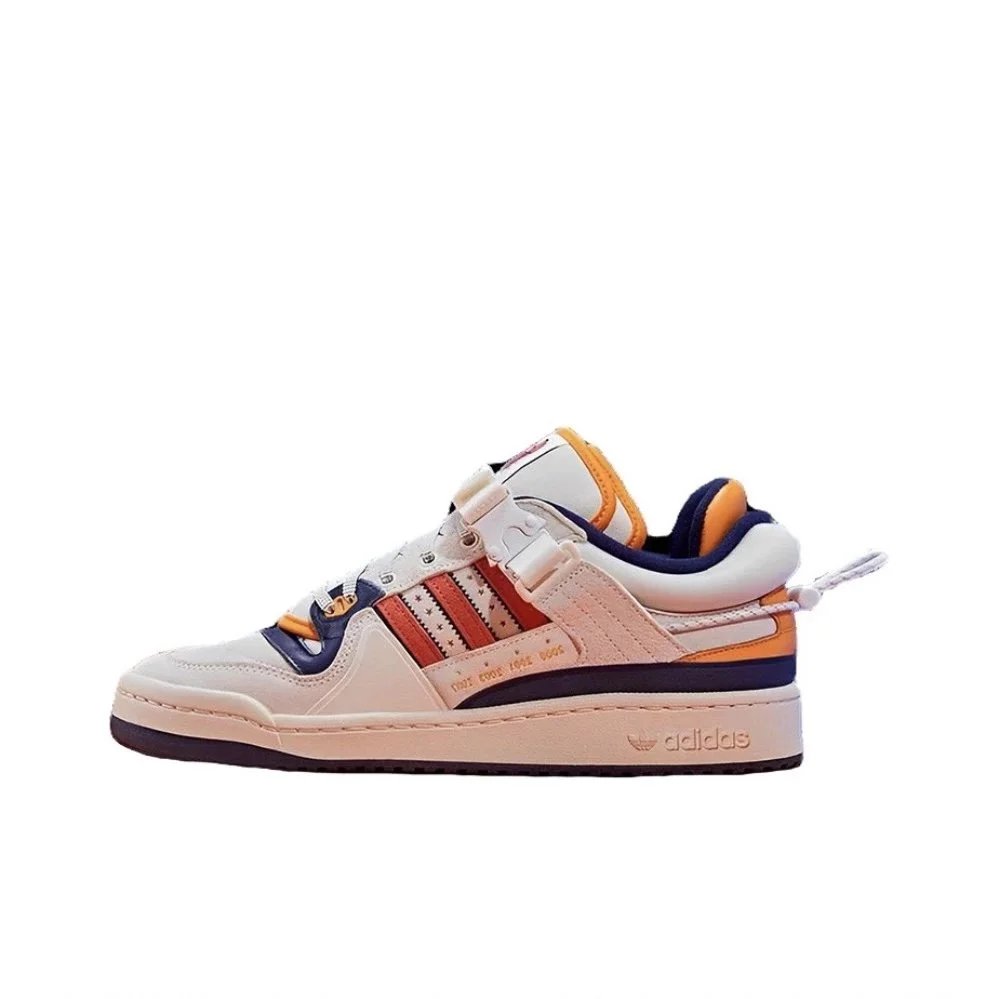 Adidas Sneakers Bad Bunny Forum Buckle Low — Gray-Orange GZ9796