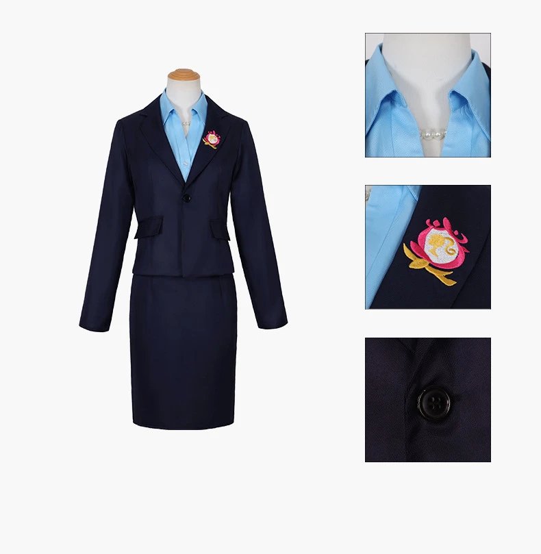 Design Barbie Princess x Delancey Set Navy Blue and Pink Plaid School Uniform Set Sets - 18