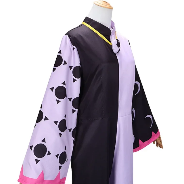 Unbranded Jumpsuits Black and lavender split moon-and-sun cosplay jumpsuit with matching headscarf product detail image 17