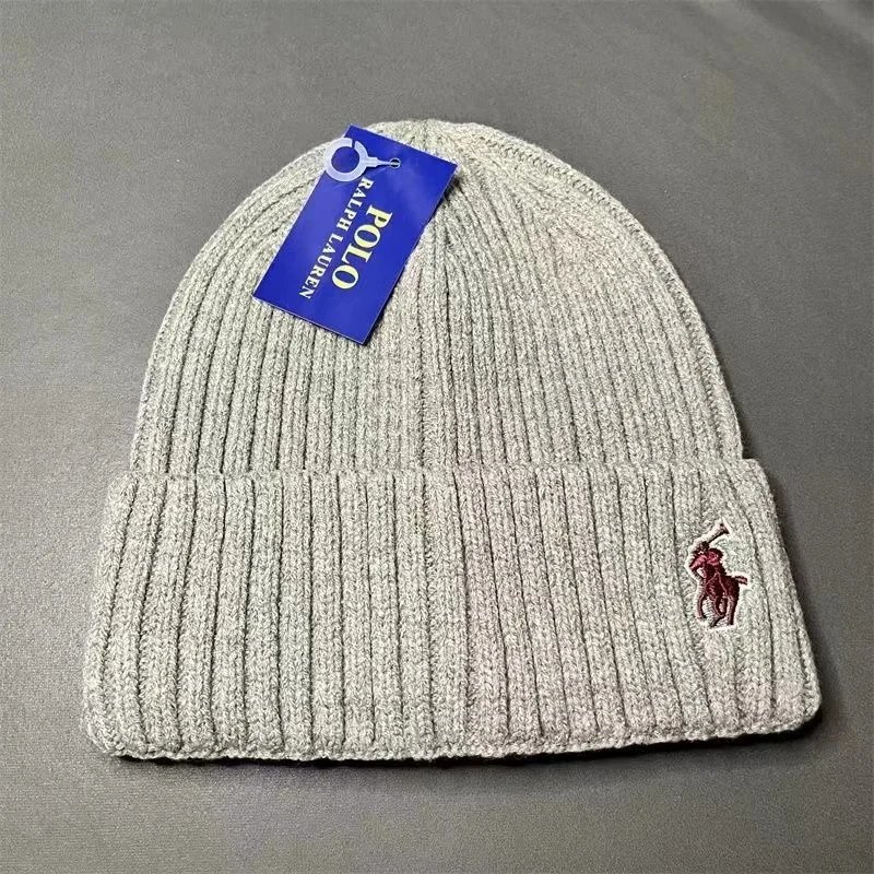 Ralph Lauren Hats Cuffed Knit Beanie with Embroidered Polo Pony image 10