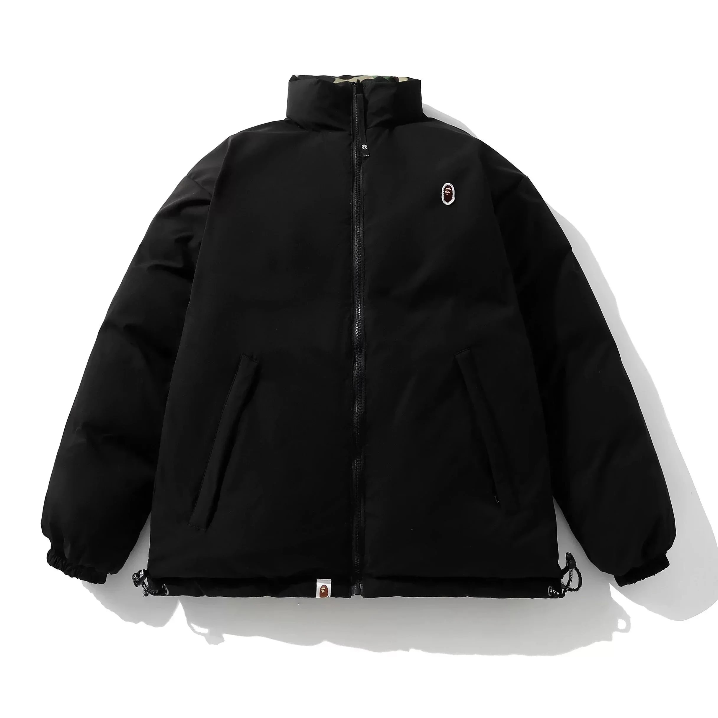 Moncler Down Jackets Hooded shiny puffer jacket — A75(KKNZ)-4