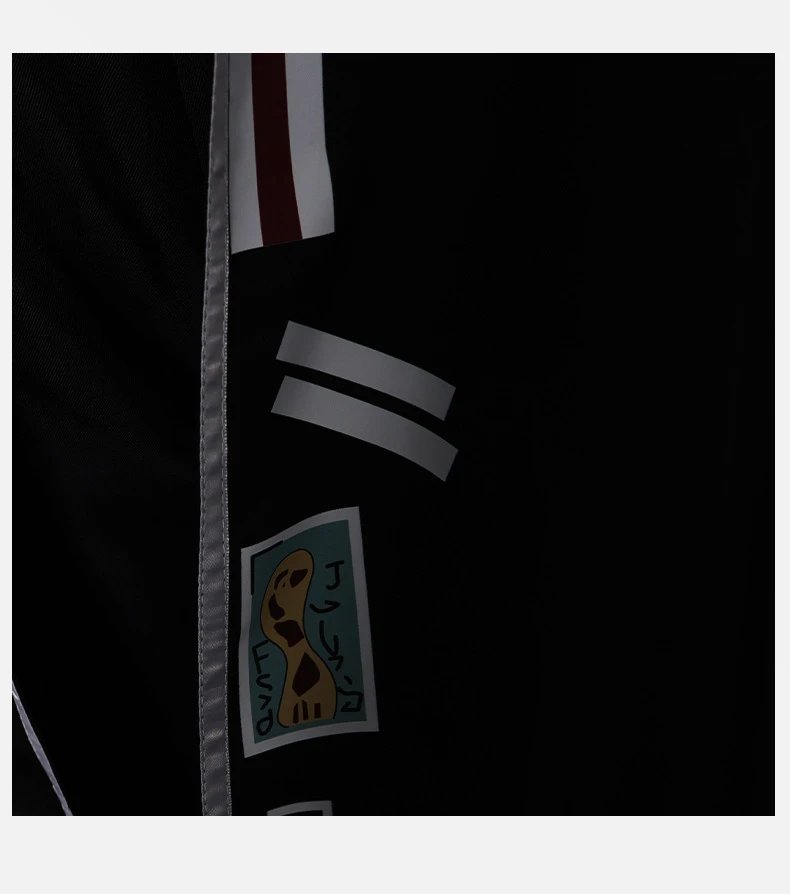 Design A2519# Tang Guo De Cosplay Costume Set Black / White / Red - 12