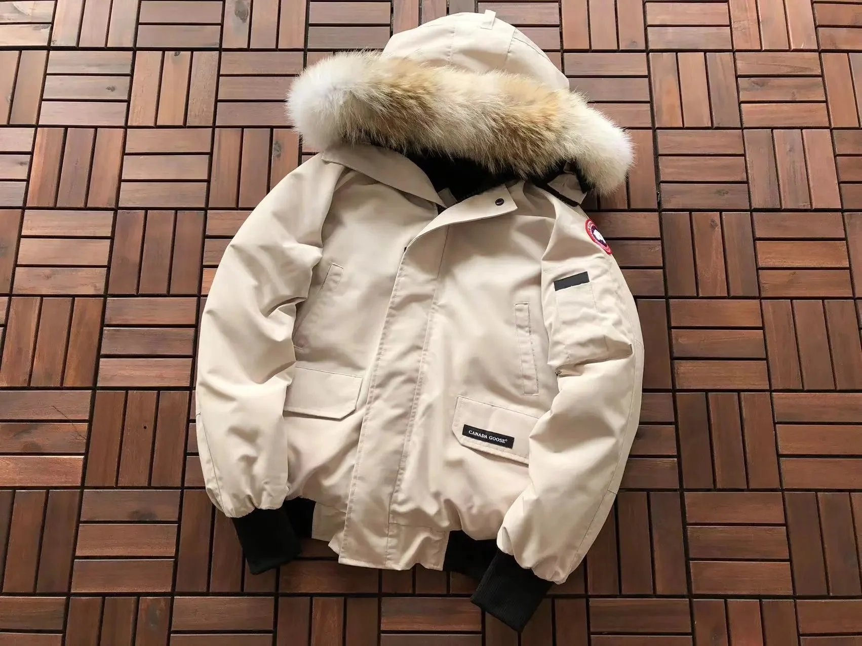 Canada Goose Down Jackets Fur-Trim Hooded Jacket — 18