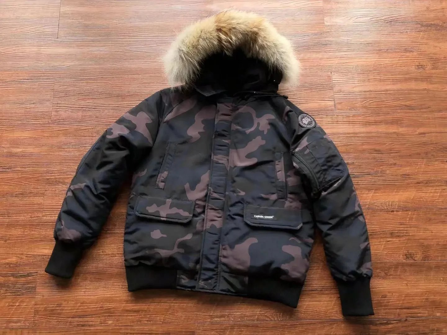 Canada Goose Down Jackets Fur-Trim Hooded Jacket — 29