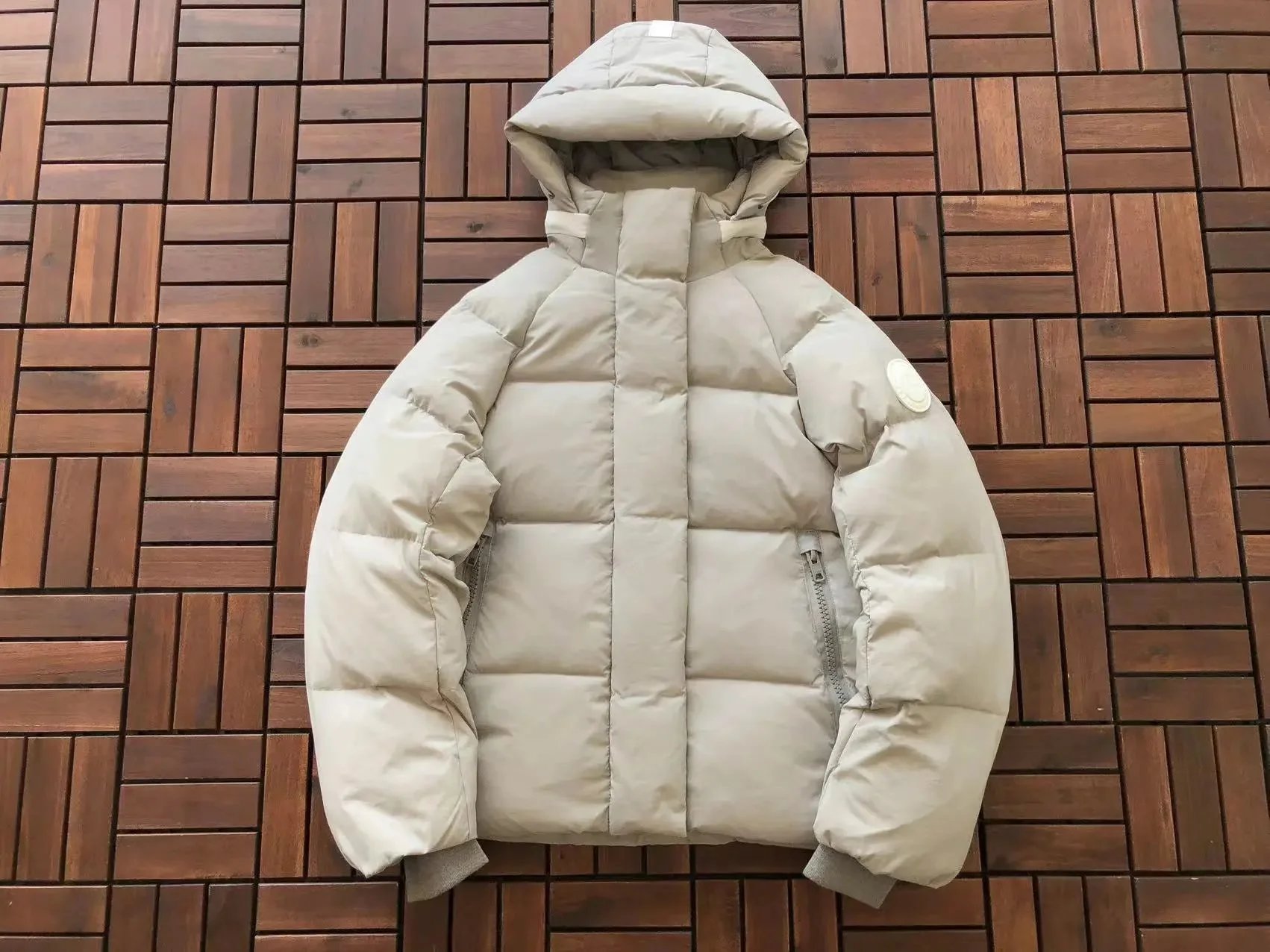 Canada Goose Down Jackets Fur-Trim Hooded Jacket — 37