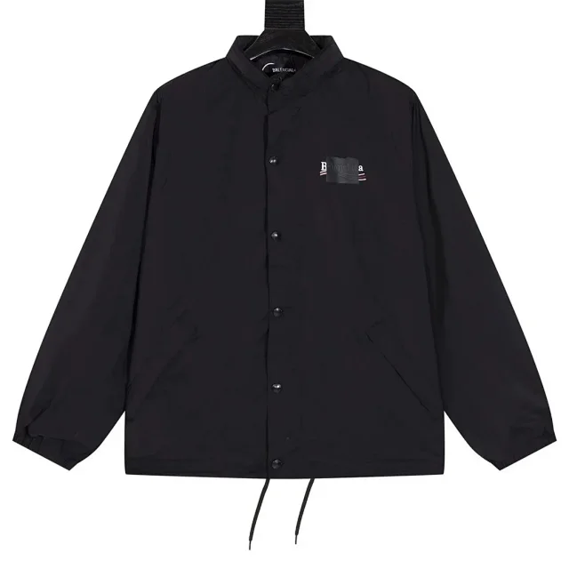 Burberry Jackets Logo and check-print jacket styles product detail image 5