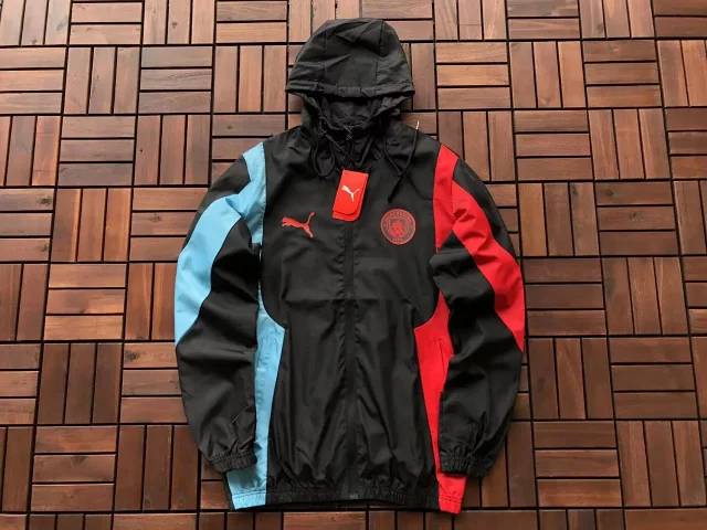 Puma Jackets Hooded color-block football jacket product detail image 3