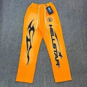 Hellstar Trousers Graphic Drawstring Wide-Leg image 8