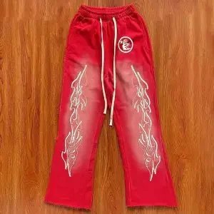 Hellstar Trousers Graphic Drawstring Wide-Leg image 15