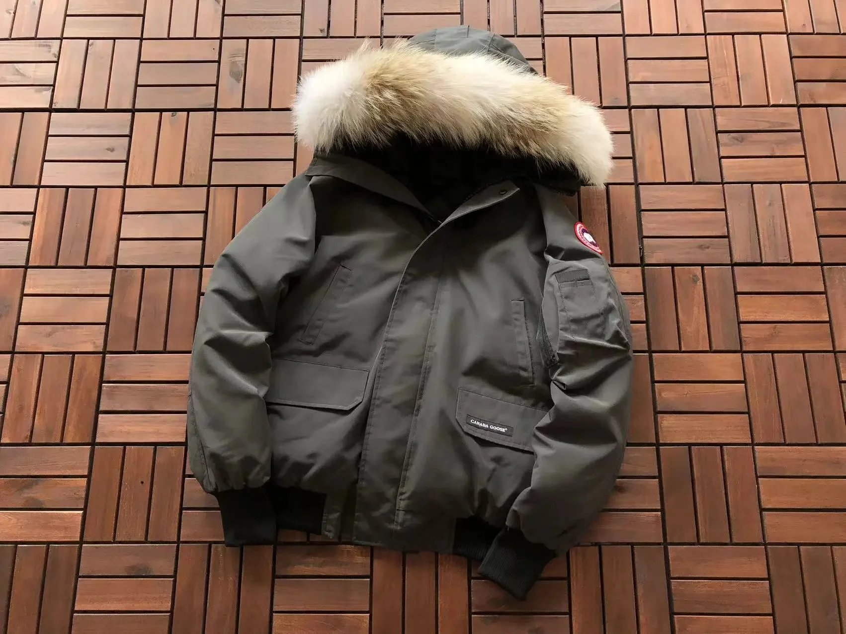 Canada Goose Down Jackets Fur-Trim Hooded Jacket — 19