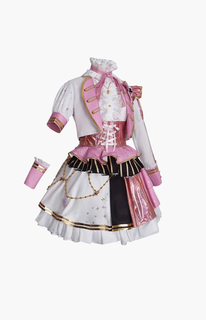 Design A25106 Pink & White Idol Performance Costume Set - 6