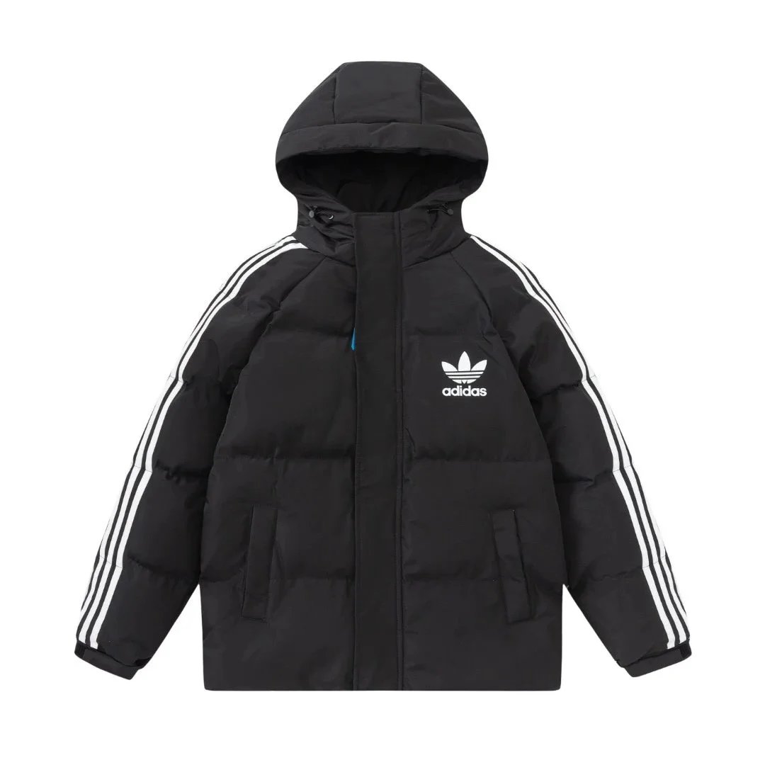 Adidas Down Jacket Pink and Beige Puffer Outerwear - 8
