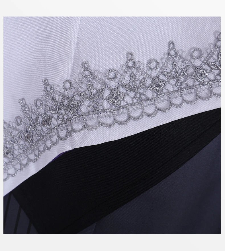 Design World Plan (Caoyao Ningning) Cosplay Costume Set White Purple Formal Outerwear Sets - 15