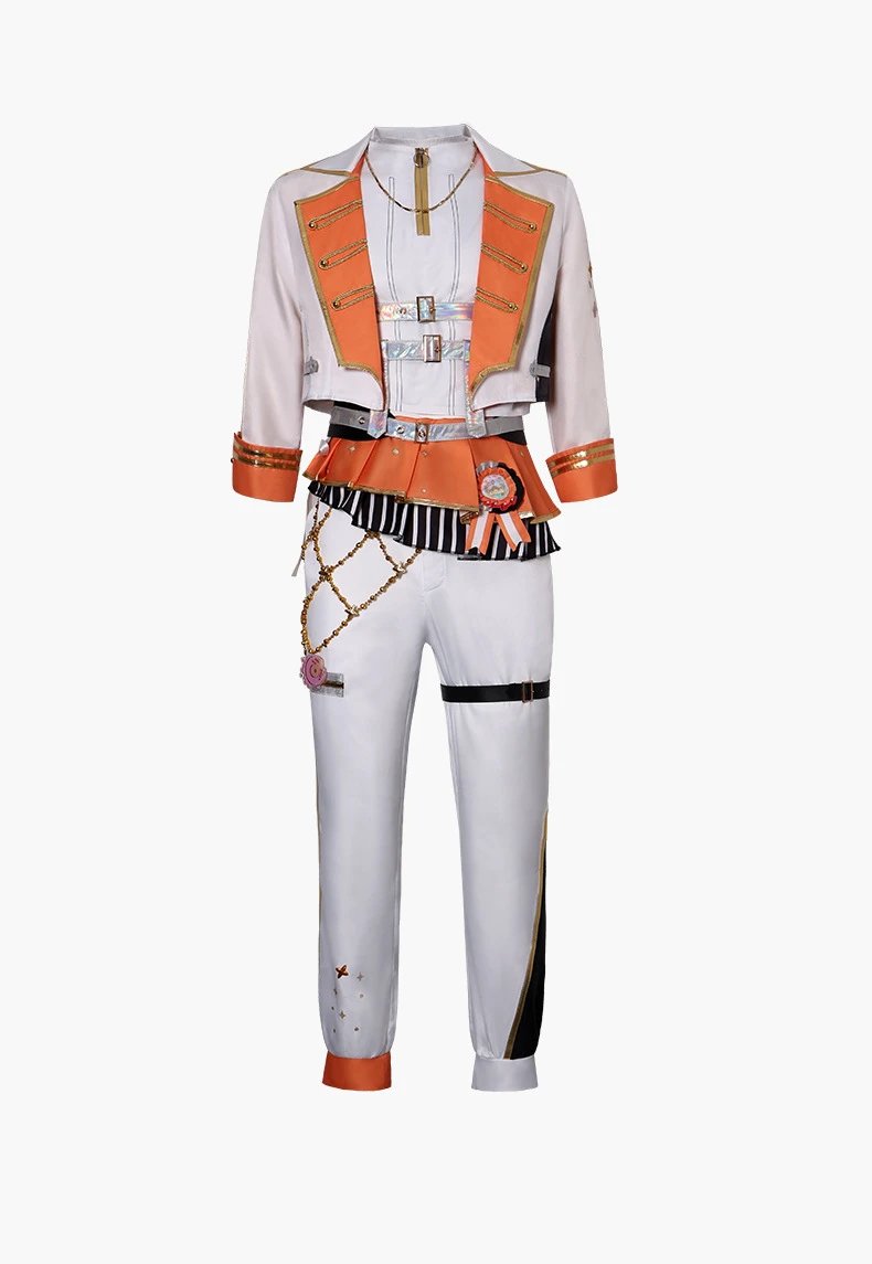 Design World Plan (Bai Shihan) 5th Anniversary Thank You Event Cosplay Costume Set White Blue Gold Sets - 4