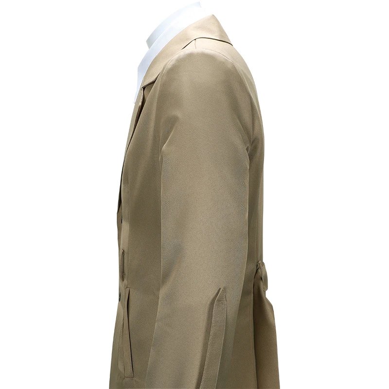 Design Trench Coat Beige Outerwear - 11