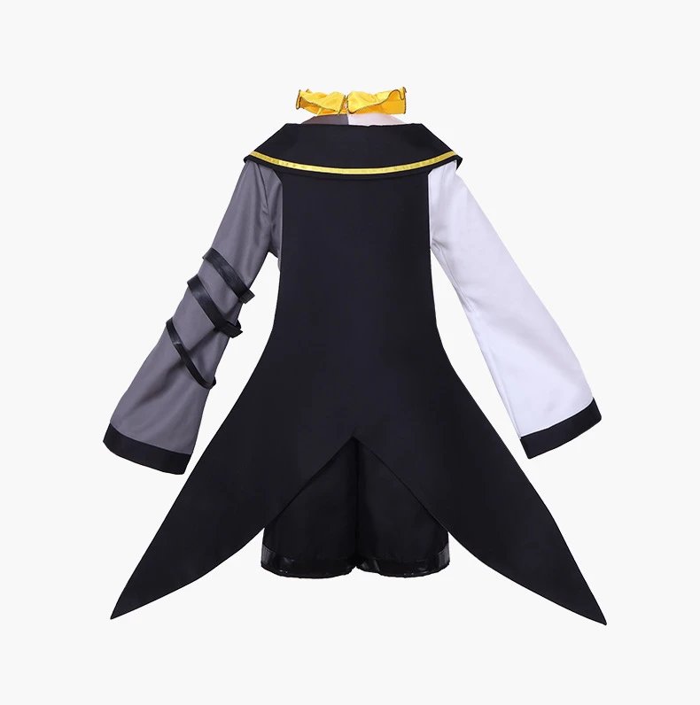 Design Hatsune Miku Xiao Liangxiong (Jing Yin Lian) Cosplay Costume Set Black White Yellow - 19