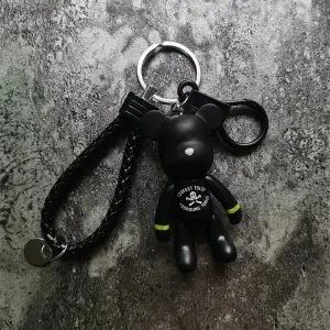 Medicom Toy Bearbrick Pink Clear Keychain Jewelry - 4