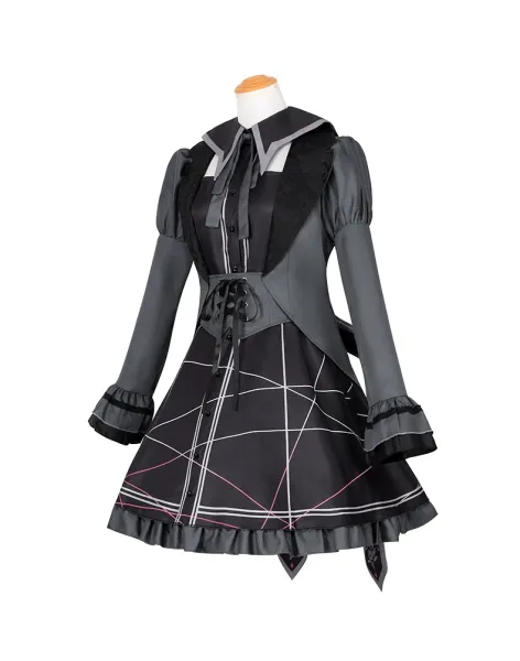 Design Alfred Binet Real Winter Suit Black Gothic Lolita Dress Set Dress - 14