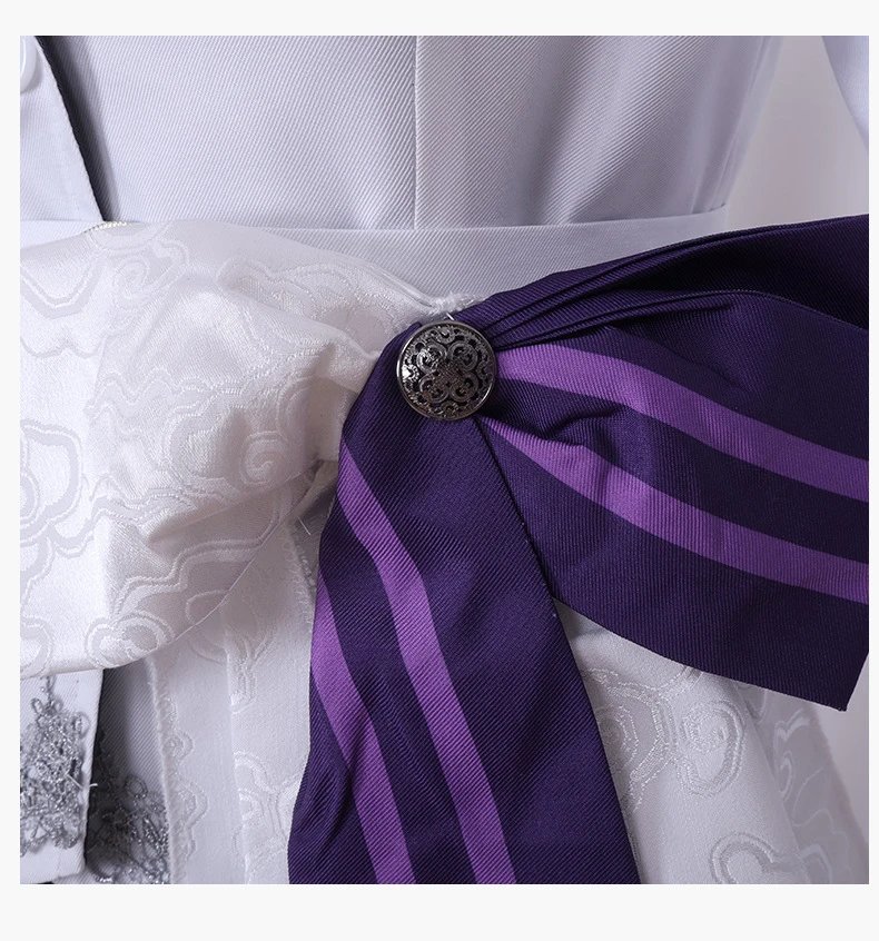 Design World Plan (Caoyao Ningning) Cosplay Costume Set White Purple Formal Outerwear Sets - 12