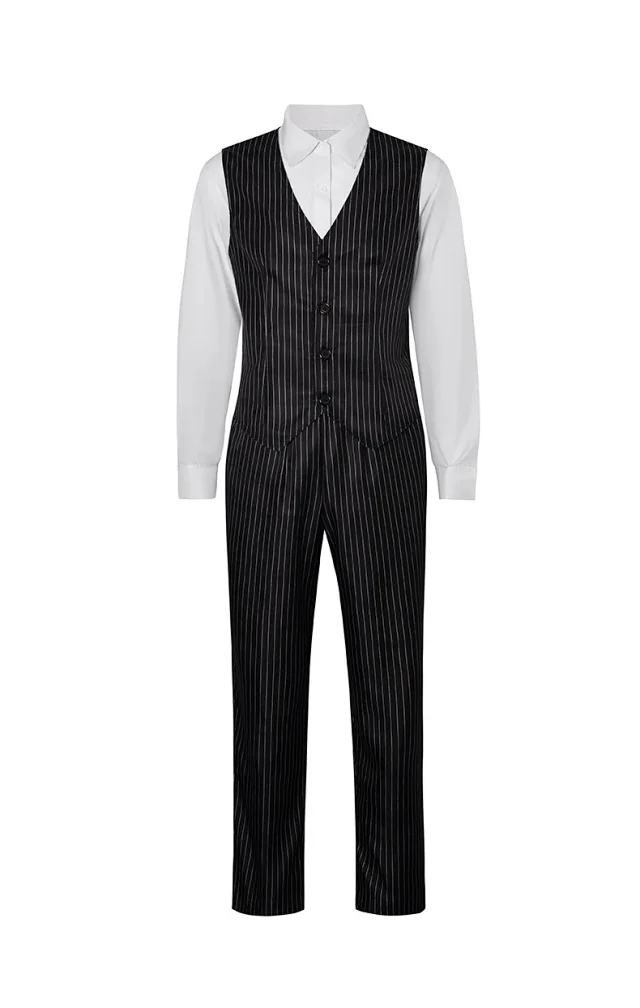 Unbranded Black Pinstripe Costume Suit product detail image 15