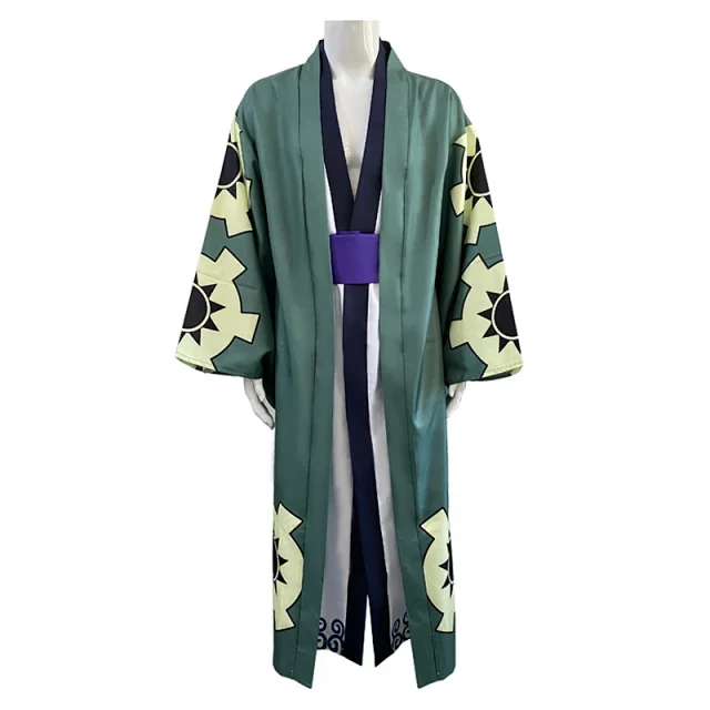 Unbranded Matching Sets Roronoa Zoro Cosplay Kimono Set product detail image 6