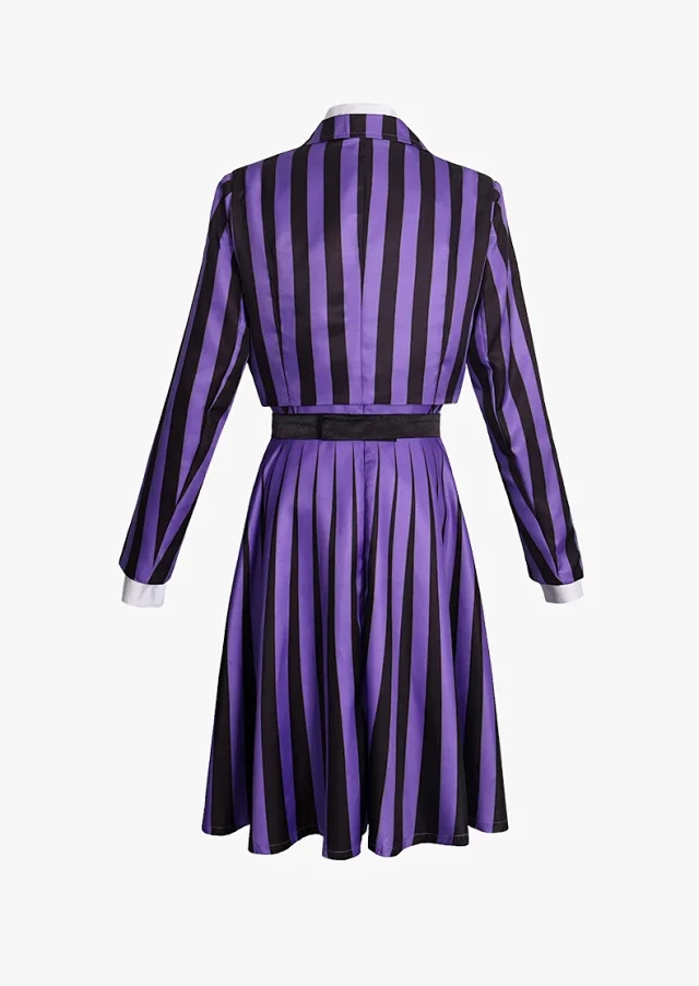 Unbranded Matching Sets 856 Purple and Black Striped Costume Set product detail image 6