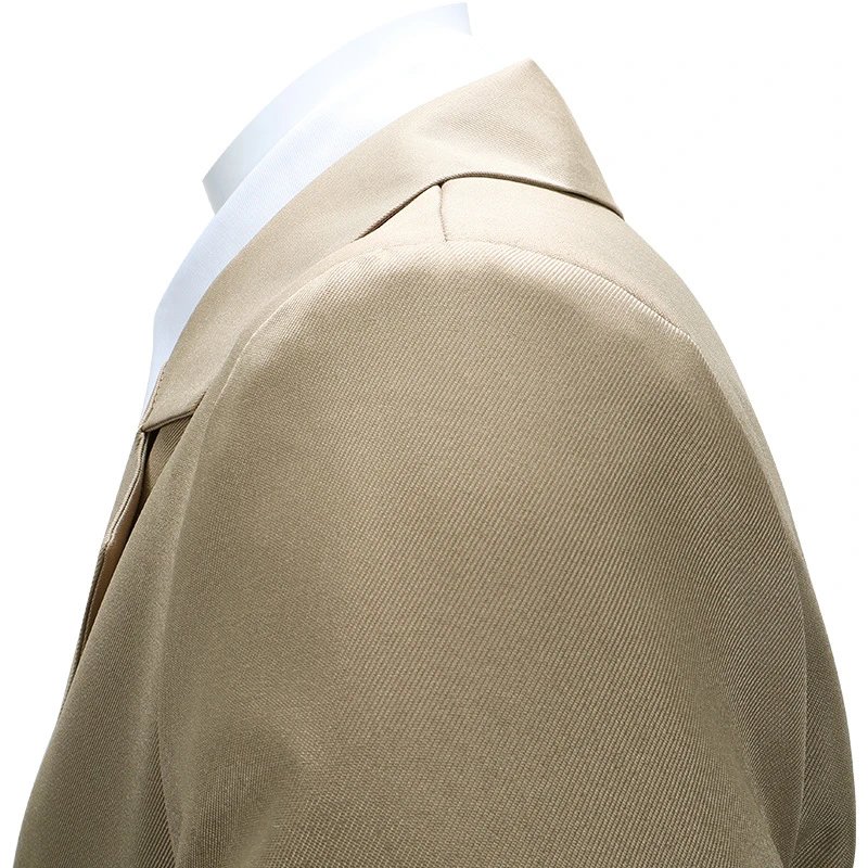 Design Trench Coat Beige Outerwear - 12