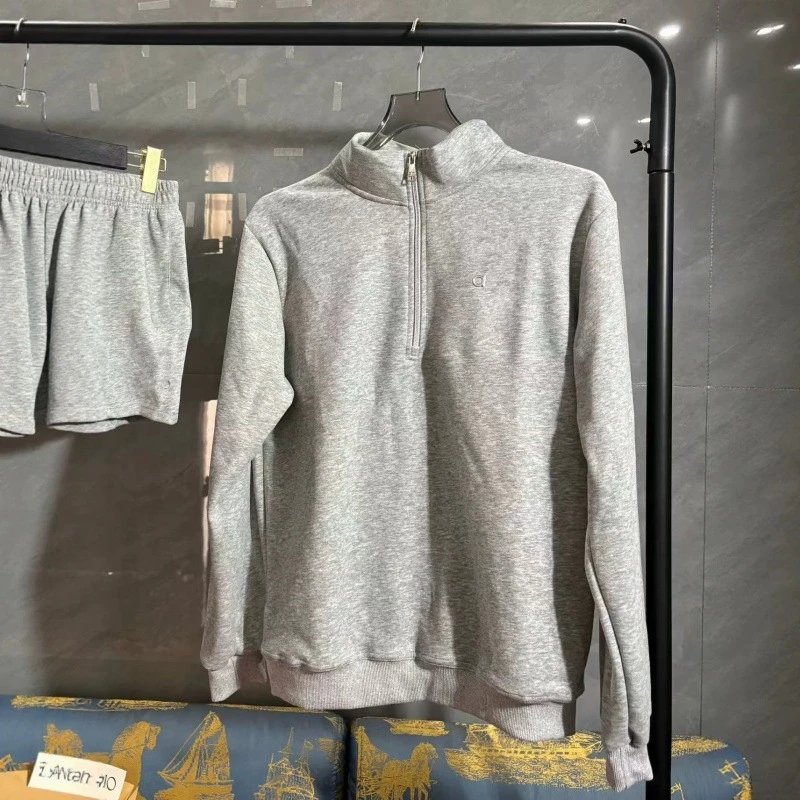 Alo Yoga Hoodies & Sweatshirts Half-Zip Stand-Collar Sweatshirt image 4