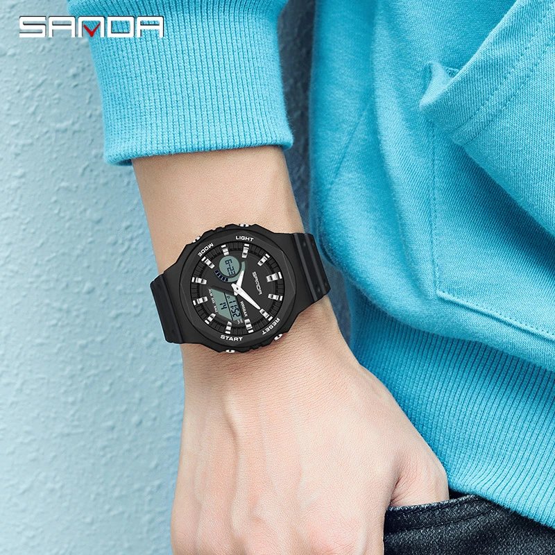 SANDA Watches Analog-Digital Sports Watch image 4