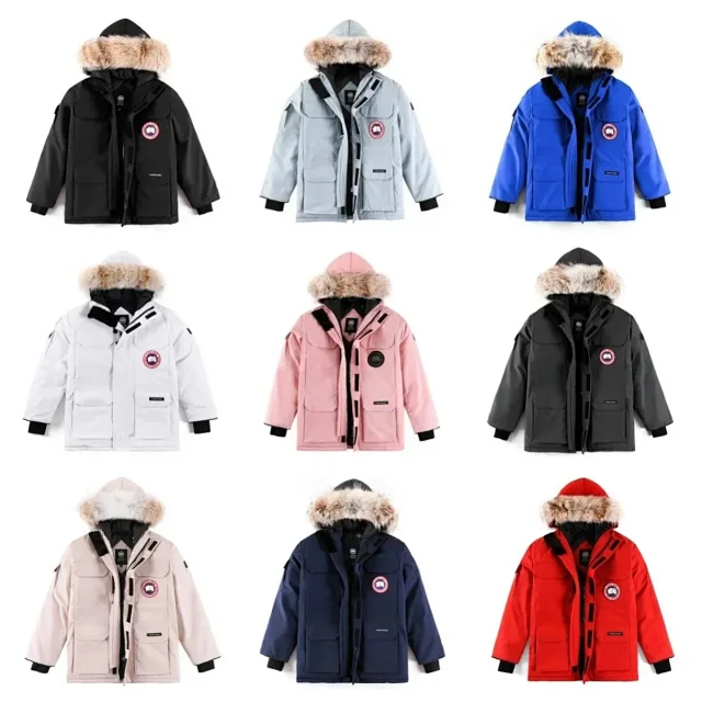 Canada Goose Down Jackets Expedition fur-trim hood parka product detail image 1